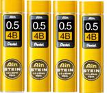 Grafite Pentel Ain Stein 05 4b X 4 Unidades