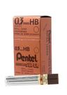 Grafite Pentel Original Hi-polymer 0,3mm HB Caixa Com 12 Tubos