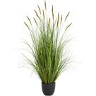 Grama Artificial de Typha KOL 91cm para Ambientes Internos e Externos