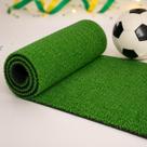 Grama Sintética 1m x 3m Decoração Copa Futebol 10mm