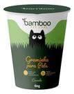 Graminha Para Gatos Vaso Bamboo Cevada Digestiva Natural 60g