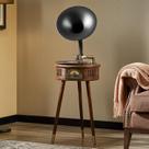 Gramofone HZLSBL estilo italiano com Bluetooth, USB e FM, 122 cm