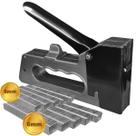 Grampeador Alta Pressão Profissional Incluso 2000 Grampos 8mm 6mm