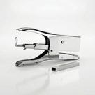Grampeador De Mesa Metalico Reforçado Escritório Kit Com Grampos Resistente Papelaria