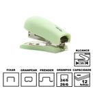 Grampeador Jocar Office 93099 Tons Pastel Mini Plástico 6cm Extrator 26/6 Ou 24/6 Até 12 Folhas