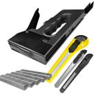 Grampeador Manual Tapeceiro Inclui 3 Estiletes e Kit Grampo 6mm