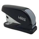 Grampeador Médio Light Force Preto 24/6 26/6 Mola Resistente Retração Automática Material Escritório