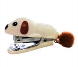 Grampeador Mini Dog Chaveiro Pompom Grampeia até 15 Folhas Grampeador Mini Dog Chaveiro Pompom Grampeia até 15 Folhas