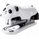 Grampeador Mini Panda Tilibra 12 Folhas com 1000 Grampos