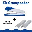Grampeador Papel Profissional Reforçado Em Aço Escritório + 5.000 Grampos