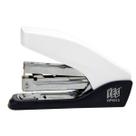 Grampeador Pequeno Light Force Yes Branco 24/6 24/8 Mola Resistente Retração Automática Escritório