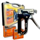 Grampeador Pinador Profissional 3 Em 1 + Grampos E Pregos Tapeceiro Madeira Estofado Pistola Manual Grampeador Pinador Profissional 3 Em 1 + Grampos E Pregos Tapeceiro Madeira Estofado Pistola Manual