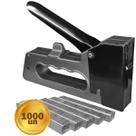 Grampeador Profissional Manual para Tapeçaria 1000 Grampos Ajuste de Pressão e Alta Resistência Grampeador Profissional Manual para Tapeçaria 1000 Grampos Ajuste de Pressão e Alta Resistência