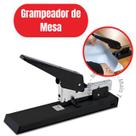 Grampeador Profissional para até 100 Folhas - Compatível com Grampos 23/6, 23/8, 23/10 e 23/13 - Metal Durável de Alta Qualidade
