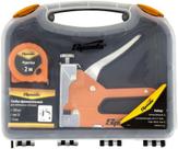 Grampeador Sparta de Metal para Uso Intenso Kit Trena 2m e Grampos 53 Tapeçaria e Marcenaria