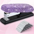 Grampeador Yexiya Bling Crystal Purple 11,5x3 cm Elegante