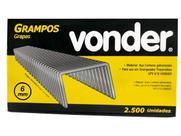 Grampo 6mm reto para grampeador com 2500 grampos * 12025