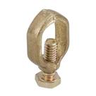 Grampo Conector Para Haste Aterramento Latão Reforçado Modelo Simples 1/2 x 5/8 - Celio Ferrari