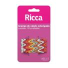 Grampo de Cabelo Estampado Ricca Style Étnico C/10un Cód.1030 Grampo de Cabelo Estampado Ricca Style Étnico C/10un Cód.1030