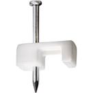 Grampo Fixa Fio Tipo Garra Sforplast 14/16 Branco Com 20 Pecas 393 - Kit C/20