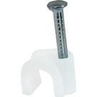 Grampo Fixa Fio Tipo Garra Sforplast Coaxial 06Mm 20 Pecas 434 - Kit C/20
