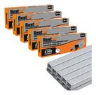 Grampo Galvanizado 26/6 5000 Grampos Kit 5 Caixas Resistente