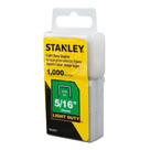 Grampo light duty 8mm 5/16" 1000 grampos stanley