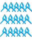 Grampo Multiuso com Mola 75mm Azul Resistente Prático Ideal para Fixação Artesanato Marcenaria e Reparos