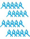 Grampo Multiuso com Mola 75mm Azul Resistente Prático Ideal para Fixação Artesanato Marcenaria e Reparos Grampo Multiuso com Mola 75mm Azul Resistente Prático Ideal para Fixação Artesanato Marcenaria e Reparos