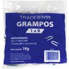 Grampo P/ Cerca Arame Farpado E Liso 1x9 Saco 1kg Tradestar Grampo P/ Cerca Arame Farpado E Liso 1x9 Saco 1kg Tradestar