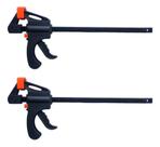 Grampo Sargento Carpintaria Aperto Rápido 30cm 12pol 2 Und