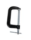 Grampo Tipo G 125mm 5 Pol Preto Alta Pressão Reforçado Ideal para Marcenaria Carpintaria Fixação Precisa