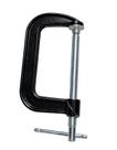 Grampo Tipo G 150mm 6 Pol Preto Alta Pressão Reforçado Ideal para Marcenaria Carpintaria Fixação Precisa