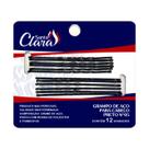 Grampos De Cabelo De Aço Preto Nº 05 Santa Clara 12 un