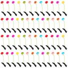 Grampos de cabelo KFPPLXQ Grampos de cabelo em forma de cogumelo para mulheres, meninas e crianças