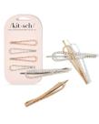 Grampos de cabelo Kitsch com Strass - Conjunto com 4 peças