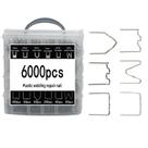 Grampos de soldagem de plástico DLRonwey 6000 unidades para reparo