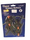 Grampos Multiuso De Plastico 3'' Kit Com 4 Pecas Na Cartela Grampos Multiuso De Plastico 3'' Kit Com 4 Pecas Na Cartela