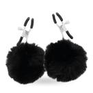 Grampos para Mamilos com Presilhas Ajustáveis + Pompom Preto