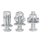 Grampos rebites de expansao metal kit 10 unidades m4x25mm