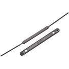 Grampos Trilho Plastico Dellofix Preto Pct.C/50 Dello