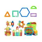 Grande Conjunto De Blocos Magnéticos DIY Para Construção STEM, Brinquedos Educativos Magnéticos Em