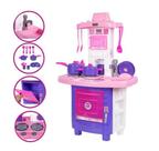 Grande Cozinha Infantil Completa Sai Água Mini Fogão Forno Grande Cozinha Infantil Completa Sai Água Mini Fogão Forno