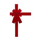 Grande Laço Vermelho De Fita Para Decoração De Porta De Natal, Laço Pendurado Para Casamento, Festa Grande Laço Vermelho De Fita Para Decoração De Porta De Natal, Laço Pendurado Para Casamento, Festa