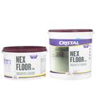 Granito Líquido Autonivelante Resistente Nex Floor 1,25kg Cinza Andorinha Brilhante