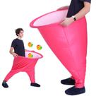 Granny Pants Game WAMEIJU Pink Oversize Tossing Pants