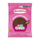 Granulado Chocolate Macio 500g Mavalério Para Doces