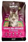 Granulado Higiênico De Madeira Ipet Woods Gatos - 4kg