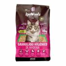 Granulado Higiênico de Madeira para Gatos Ipet Woods 10 Kg Granulado Higiênico de Madeira para Gatos Ipet Woods 10 Kg