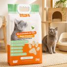 Granulado Higienico Gato Tofu Natural 2kg Biodegradavel Pet